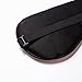 100% Natural Silk Sleep Mask/Eye Mask with 2 Adjustable Straps (Black)