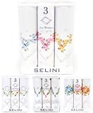 Boxed Fancy 3 pc. Ladies Garden Flowers Cotton Handkerchiefs