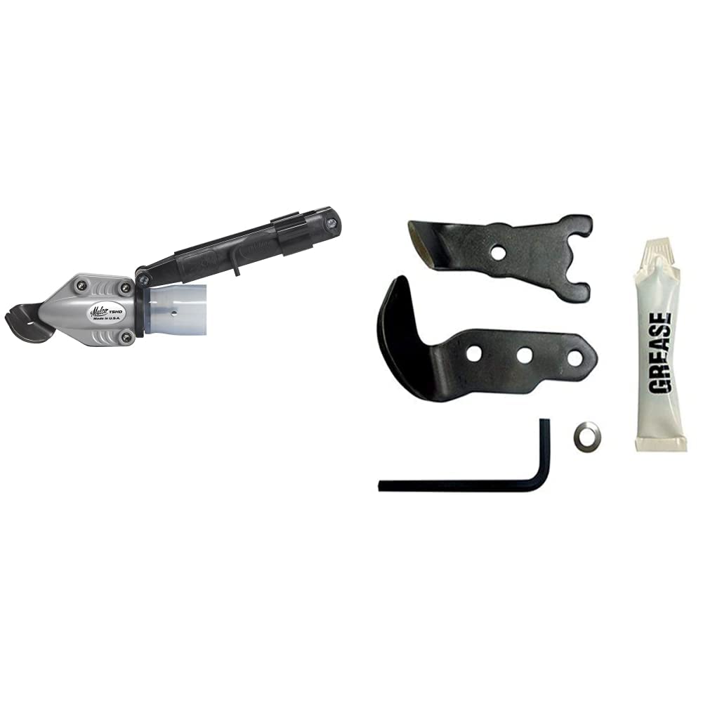 Malco TSHD Turboshear Heavy Duty Metal Cutting Attachment Shear, Black & TSHDRB Replacement Blade for TSHD Heavy Duty Sheet Metal Turbo Shear Image