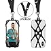 2 in 1 Cell Phone Lanyard Rocontrip Strap Case Holder with Detachable Neckstrap Universal for Smartphone iPhone 8,7 6S iPhone 6S Plus,Samsung Galaxy Google Pixel 4.7-5.5 inch (Black)