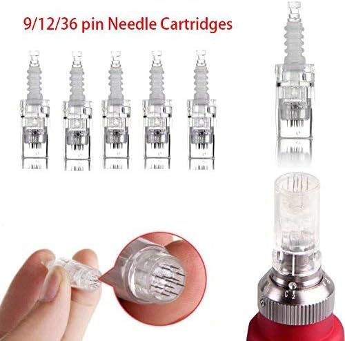 9 12 36 Pin Bayonet Needles Cartridges to Electric Auto Microneedle Stamp Derma Pen (10pcs/30pcs/50pcs) (12pin, 10pcs)