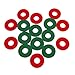 UTSAUTO Battery Terminal Anti Corrosion Washers Fiber 16 Pieces Battery Terminal Protector (8 Red and 8 Green)
