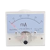 uxcell Screw Mounted Analog AC 0-50MA Scale Range Milliamp Panel Meter