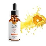 Vitamin C Serum with Vitamin E Hyaluronic Acid & Breakthrough Anti Wrinkle Complex 98% Natural Reduce Acne Scars Anti Aging Serum Hydrating Nutritional for Face & Eyes,1 fl.oz (30ML)