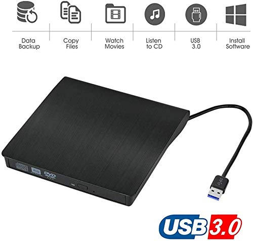image for Padarsey External DVD CD Drive for Laptop USB 3.0 External DVD-RW Play