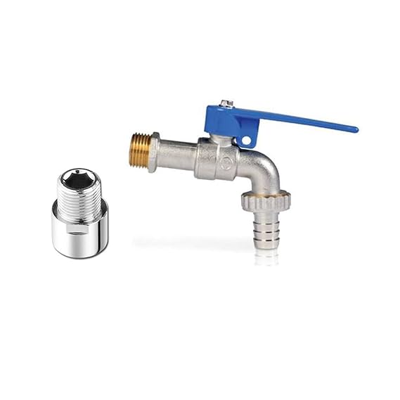 Tantia Locking Hose bib Cock with Nickle Plating Bib Tap Faucet with C