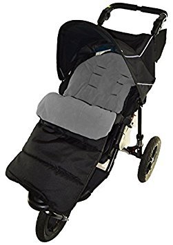 Footmuff/Cosy Toes Compatible with Out n About Nipper Single 360 Pushchair Dolphin Grey