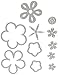Sizzix 660706 Triplits Die Set, Flowers# 3 by Stephanie Barnard, 11/Pack