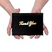 50 Gold Foil Thank You Cards Bulk - Thank You Notes - Blank Note Cards with Self Seal Envelopes - Perfect for Business, Wedding, Gift Cards, Graduation, Baby Shower, Funeral