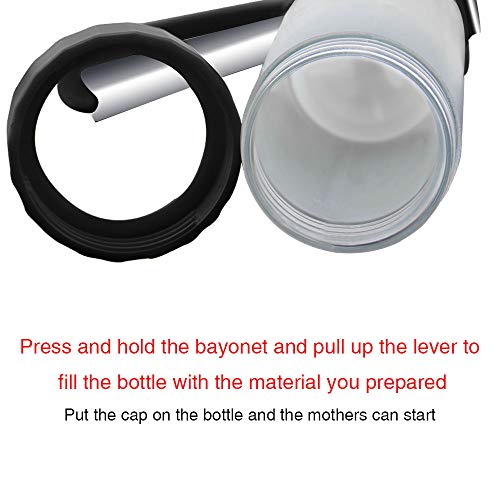 Cookie Press Making Gun Biscuits Cake Tool Cookie Press Kit with 16 Discs and 6 Icing Tips Cookie Press Maker Machine Dessert Decoration (Black)