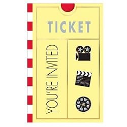amscan International Folded Invite Hollywood, Pack