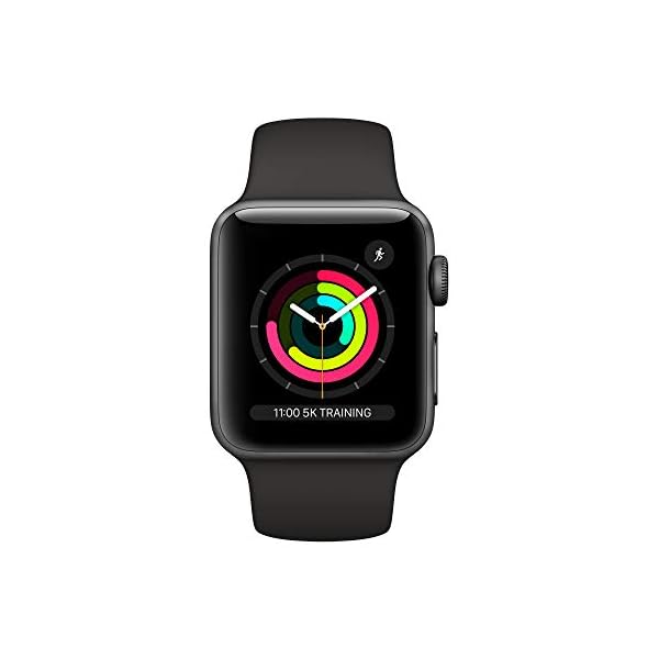 Apple Watch Series 3 (GPS, 38mm) - Space Grey Aluminum Case with Black Sport Band