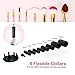 Makeup Brush Cleaner -PLYRFOCE Electric Brush Cleanser Kit Professional Makeup Brush Cleaner and Dryer Machine, Multi-function Make-up Brushes Cleaner with 8 Rubber Collars for All Makeup Brushes