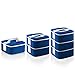 Ozeri Thermomax Stackable Lunch Box and Double-wall Insulated Food Storage Container, Blue