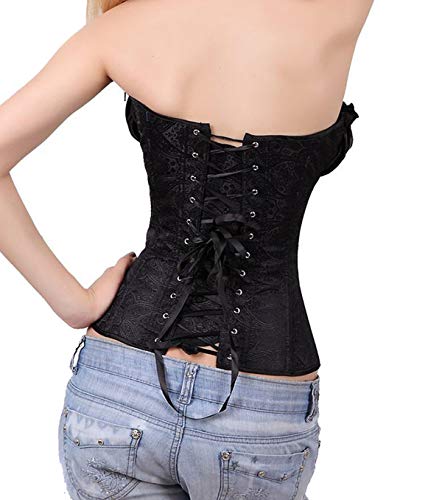 Beauty-You-Donna-Sexy-Overbust-allacciatura-corpetti-con-G-String
