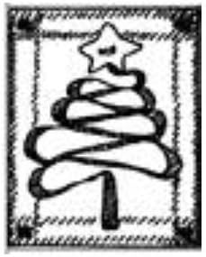 Clear Impressions Clear Stamp - Ribbon Tree