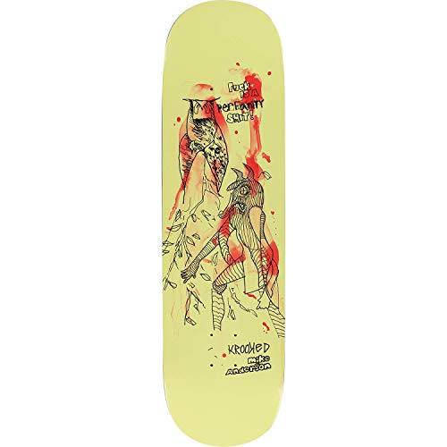 Krooked Anderson Perfanity Skateboard Deck -8.5 Deck - Assem