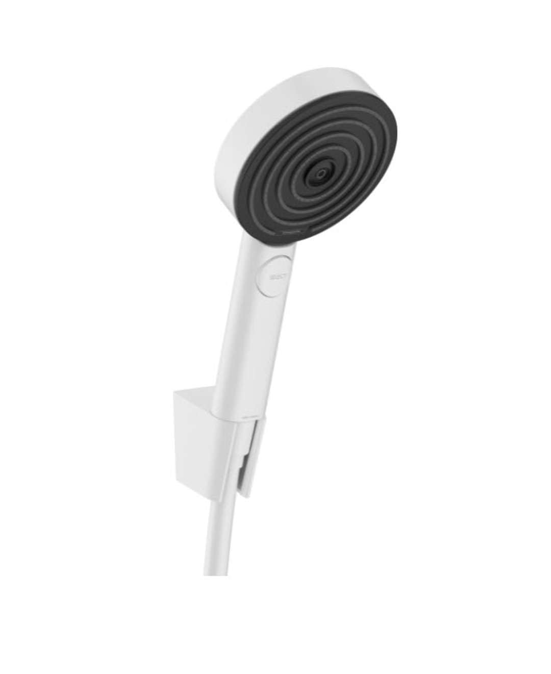 Hansgrohe Shower Set Pulsify Select S, Shower Head with Shower Holder And Shower Hose 1.60 m, Hand Shower with 3 Sprays (Relaxation), Matt White, 24303700