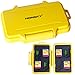 SD Card Holder, Honsky Waterproof Memory Card Holder Case for SD Cards, Micro SD Cards, SDHC SDXC, Yellow
