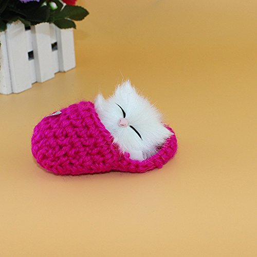 Mini cute artificial cat/dog toy vocal cat sounding ani…