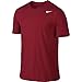 NIKE Men's Dri-FIT Cotton 2.0 Tee, Gym Red/Gym Red/White, Large