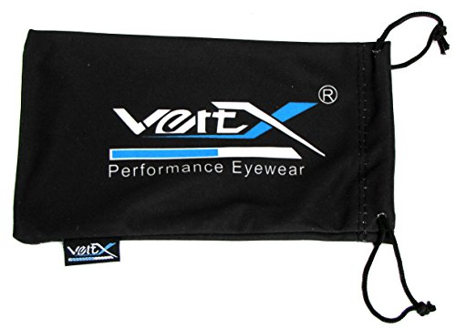 VertX Men's Polarized Sunglasses Sport Wrap Around Cycling Running Outdoor – Matte Black Frame - Smoke Lens