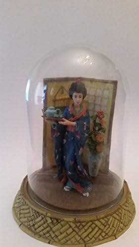 The Tea Ceremony Beautiful Geisha japanese lady figurine statue (Preowned)