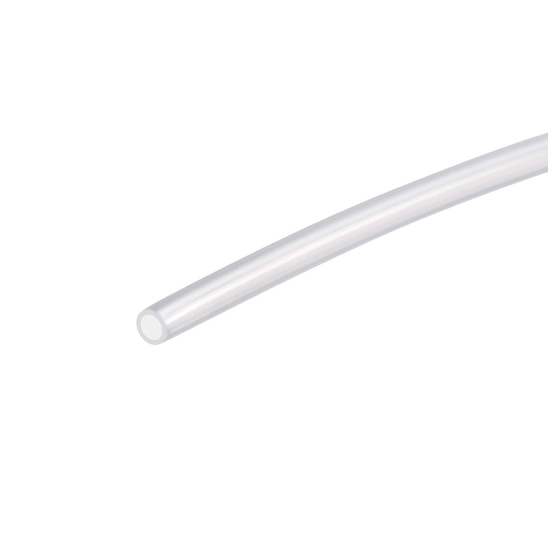 sourcing map Silicone Tubing, 2mm ID x 4mm OD 4m Rubber Tube Air Hose Water Pipe for Pump Transfer Translucent