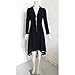 City In Left Women's Slim Long Dovetail Turn-Down Collar Trench Coat Gothic Clothing