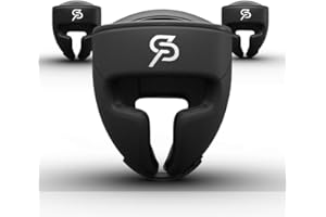 SAEEPABUL Boxing Headgear, Head Guard for Kids Adult Men, One Fits All Ages MMA Training and Kickboxing, Karate Taekwondo Muay Thai Headgear Martial Arts Helmet