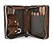 Wall St Smoker, Grand Genuine Leather Portable Travel Cigar Case, Holds 8-10 Double Gordo Cigars