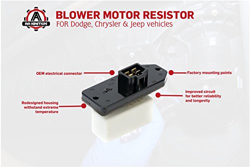 image for AA Ignition HVAC Blower Motor Fan Resistor - AC Heater Relay - Replace