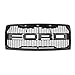 For 2009-2014 Ford F-150 Grille Grill Matte BLACK SPORT Front Bumper Hood W/F&R/LED