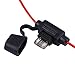 AUTOLOVER Ant-208 Car Radio Signal Amplifier FM Aerial Antenna Booster for Marine Car Boat Truck RV