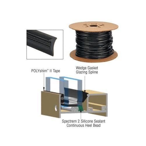 CRL Tremco .160 Wedge Gasket Glazing Spline by CR Laurence on PopScreen
