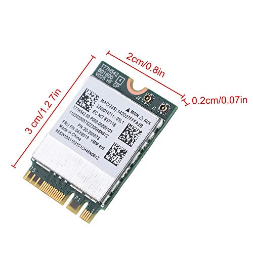 Aufee NGFF WiFi Card, Dual Band 2.4G/5G 433Mpbs Network NGFF Wireless WiFi Card for Lenovo Network Adapter Wireless Card