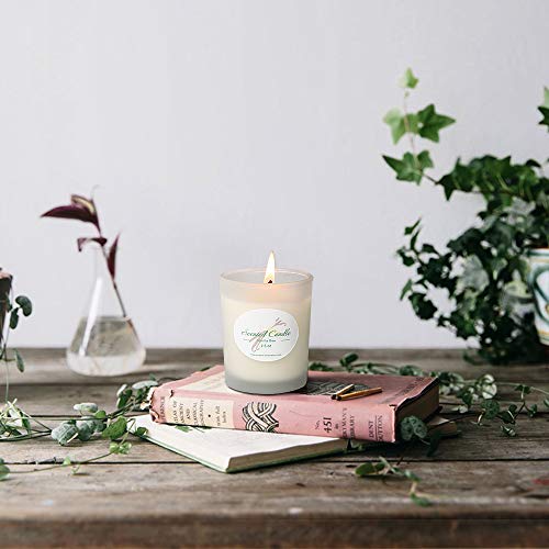 image for YMING Scented Candles Set of 8, Natural Soy Wax Frosted Glass Aromathe