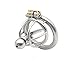 304 stainless steel short Cock Cage Male Chastity urethral sound lock Sex Toy A229 (cage with 45mm ring)