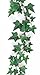 Larksilk 6' Common English Ivy Artificial Ivy Vine - Faux Ivy Garland with 185 Fake Ivy Leaves - Realistic Artificial Greenery Garland by Larksilk