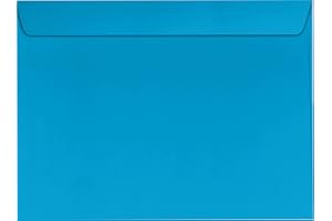 Envelopes.com 9 x 12 Booklet Envelopes - Pool Blue (50 Qty.) | Perfect for Catalogs Annual Reports Brochures Magazines Invita