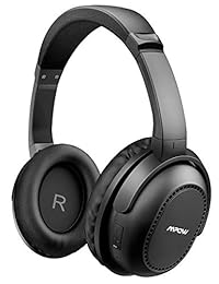 Mpow H8 Auriculares Bluetooth con cancelación activa de ruido, auriculares inalámbricos sobre el oído con micrófono, Hi Fi Deep Bass, auriculares estéreo plegables con estuche para PC   Celular   TV