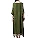 Romacci Women Cotton Linen Maxi Dress Vintage Chinese Style Loose Boho Long Dress
