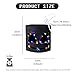 LED Light Up DJ Helmet, Music Festival Mask, Novelty Halloween Costume Party Props (White)