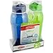 Rubbermaid Refill Reuse Chug Water Bottles, Flip-Top Lid, BPA-Free, Finger Loop for Easy Carrying, 32oz, 2 Pack