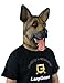 LarpGears Halloween Costume Party Latex German Shepherd Dog Head Mask