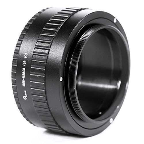 M58 to M58 Mount Lens Adjustable Focusing Helicoid Macro Tube Adapter 36mm to 90mm for Macro Shooting 36-90mm