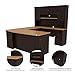 Bestar Manhattan U-Shaped Workstation, Secret Maple/Chocolate