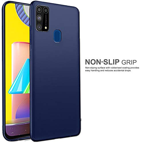 TheGiftKart Protective Sleek Samsung Galaxy M31 Back Cover Case | Soft Silicon Rubberised Matte Cover | Camera Protectio