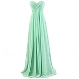 Ouman Women's Sweetheart Bridesmaid Long Evening Gown