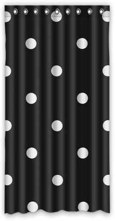Fashions Home Deco Custom Polka Dots Window Curtain For Living Room/Bedroom/Patio Door/Bathroom,Home Decor,Window Curtain 50" X 96"(One Piece)